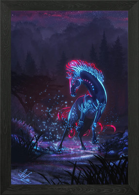 Elegant Creature 2 gerahmte Wandbilder Poster Leinwanddruck Bild