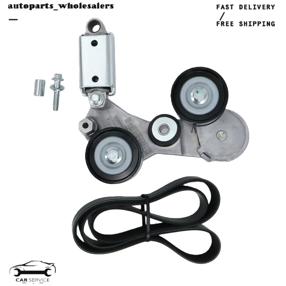 For 2012-2016 Buick LaCrosse Regal 2.4L 2x Serpentine Belt & Tensioner Assembly - Image 4 of 4