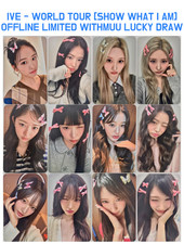  IVE WORLD TOUR - SHOW WHAT I AM Concert Limited Offline Withmuu Lucky Draw