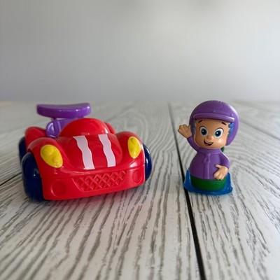 Mattel Nickelodeon Bubble Guppies Rolling Gil and Red Bubble Prix Racer Car 2012