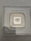 GEIGER EDELMETALLE 50 GRAMS 999 FINE SILVER SQUARE BAR  - HAS TINNING