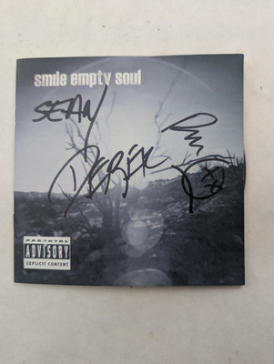 Smile Empty Soul Self-Titled -  Signed CD Booklet & CD