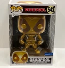 Funko Pop! Vinyl Marvel Deadpool Gold Exclusive Walmart Jumbo Bobblehead #543