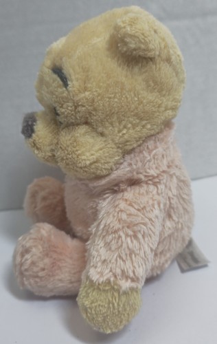 Disney Parks Baby Winnie the Pooh Rattle Plush Toy Chime Peach Pink Stuffed 9” - Picture 4 of 7