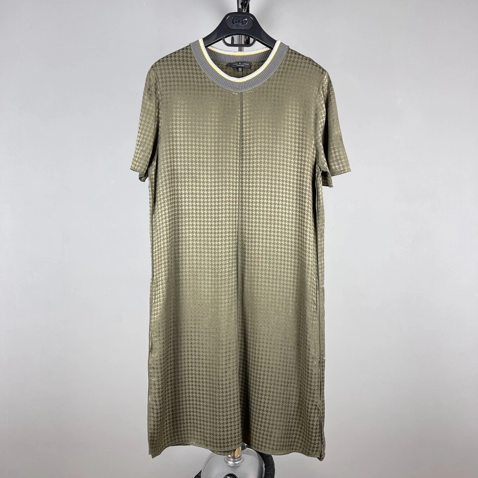 Rag & Bone Damen Bronze Hahnentritt Acetat Viskose Kleid - Größe XS - Bild 1 von 4