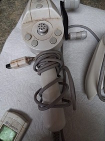 SEGA Dreamcast - Console,Cords ,2 Controllers, Fishing pole. 2 Mem Cards tested