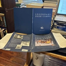 LEGENDARY DEER CAMPS  by Robert Wegner 2001 hcdj 1st Illustrated