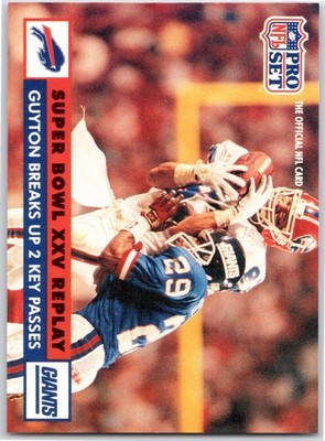 1991 Pro Set #48 Guyton Breaks Up 2 Key Passes