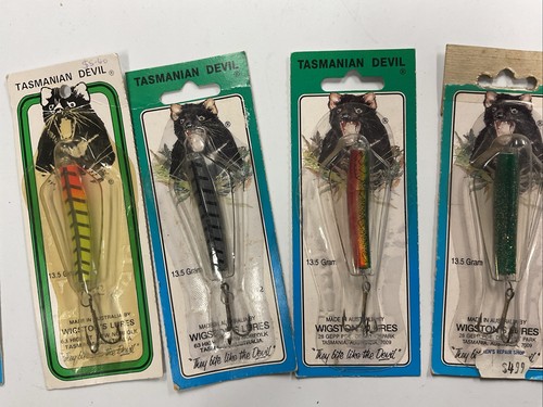 6 Diff VTG Winston Tasmanian Devil Fishing Lure’s (1 Lot 1 Price) - Picture 3 of 5