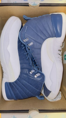 #ad Jordan Air Jordan 12 Retro Indigo 2020 Blue White Sneakers 130690 404 $115.00