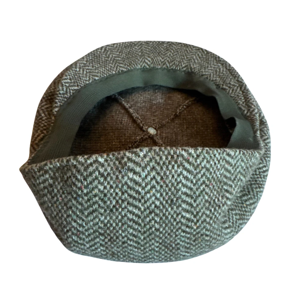 KANGOL | Chapéu de lã Newsboy vintage | Masculino genuíno feito na Inglaterra - Imagem 4 de 4