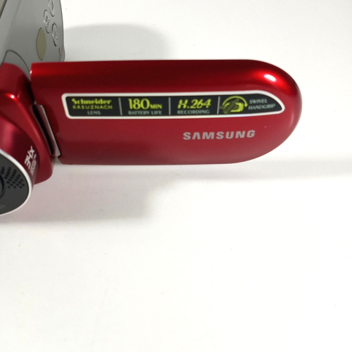 Samsung SC-MX20R Camcorder Red HDMI tested working SD Card In Box - Picture 8 of 17