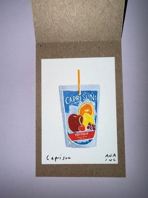 Ana Inciardi mini prints - Capri Sun
