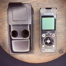 Olympus Puma 4 Law Enforcement Micro SD Voice Recorder w/Leather Case (Untested)