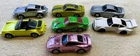 7 Vintage  Porsche Hot wheels  LOT OF 7 NICE CARS