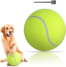 Giant Tennis Ball for Dogs Yellow Big Tennis Ball for Dog Birthday Gift 9.5" ...