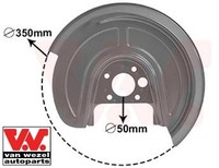 VAN Wezel 5892373 Spritzblech FüR Bremsscheibe FüR Seat FüR Skoda FüR VW