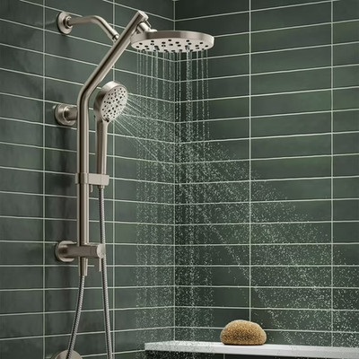 Kohler Hydrorail Multifunction Shower System Brushed Nickel R38001 3-in-1