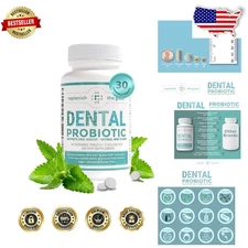 Dental Probiotic Mint 30 Sugar-Free Tablets BLIS K12 M18