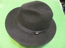 Vintage Four Seasons Felt Scala Classico Dorfman Pacific Men's Black Hat Large.