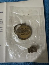 SEARS ROEBUCK AND CO. STORE KEYCHAIN 100 YEARS 1886-1986 & LAPEL HAT PIN VINTAGE