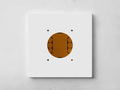 INGEGNOTECH Placca Netatmo adattatore da parete su scatola muro per Termostato Intelligente