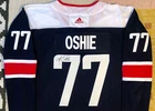 TJ Oshie Signed Autograph Washington Capitals NHL Jersey Stanley Cup Patch PROOF