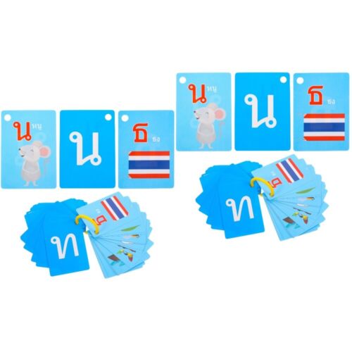 2 Pieces Lernkarten Für Die Thailändische Sprache Kinder Kleinkind - Bild 9 von 12