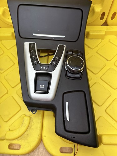 2013-2016 BMW M5 CENTER CONSOLE SHIFTER BEZEL PANEL W/ PDC & CAMERA SWITCH OEM - Foto 2 di 19