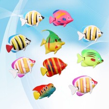 10pcs Fish Decoration Artificial Lifelike Plastic Fish Aquarium Decoration
