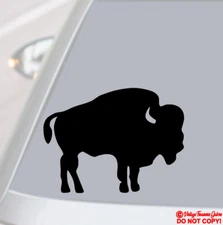 BUFFALO Vinyl Decal Sticker Car Rear Window Wall Bumper American Bison Old West