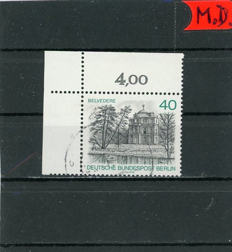 BERLIN Mi.Nr. 578 /Eckrand oben links/Ecke 1/ gestempelt sehr extrem selten RAR