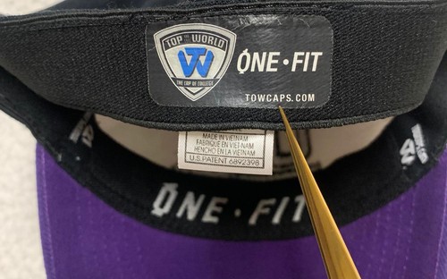 TowCaps Unisex Purple Black One-Fit Cap University of Washington Huskies Hat - 第 3/12 張圖片