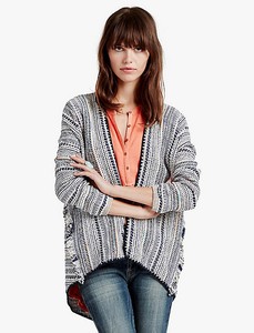 Lucky-Brand-Multi-Color-Boho-Long-Cardigan-Sweater-Sz-L-NWT-MSRP-129
