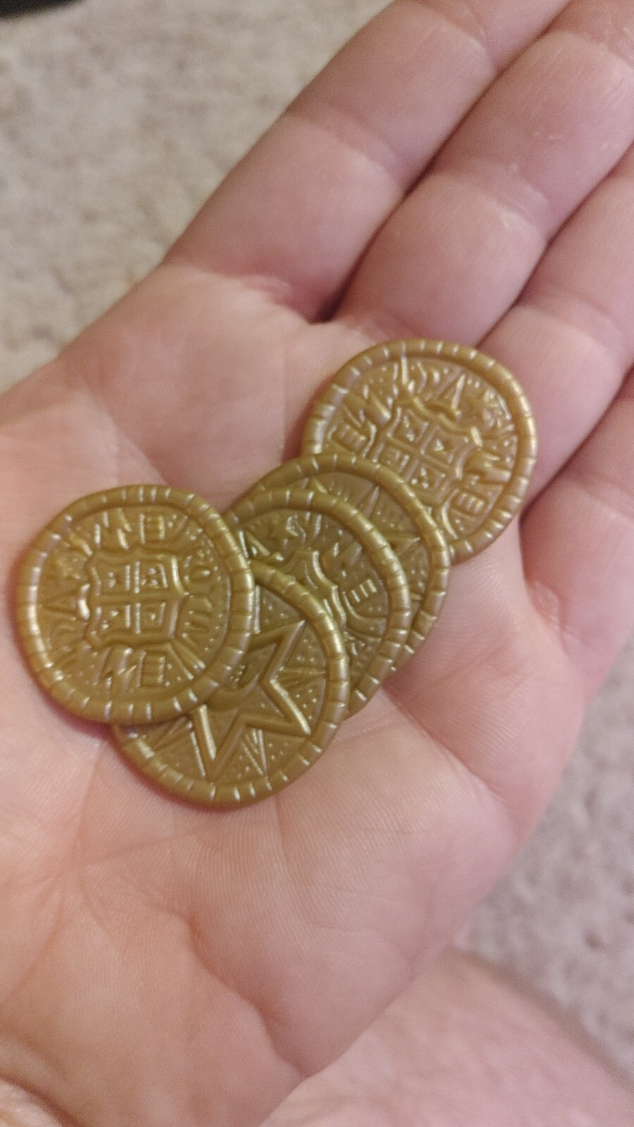 Harry Potter Diagon Alley Board Game Wizard Money Plastic Gold Galleon harry-potter-diagon-alley-board-game-wizard-money-plastic-gold-galleon