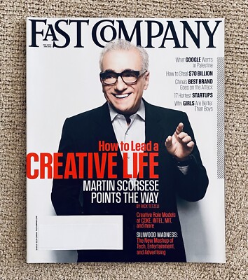 FAST COMPANY #161, (Dec 2011), How to Lead A Creative Life, MARTIN SCORSESE, NM