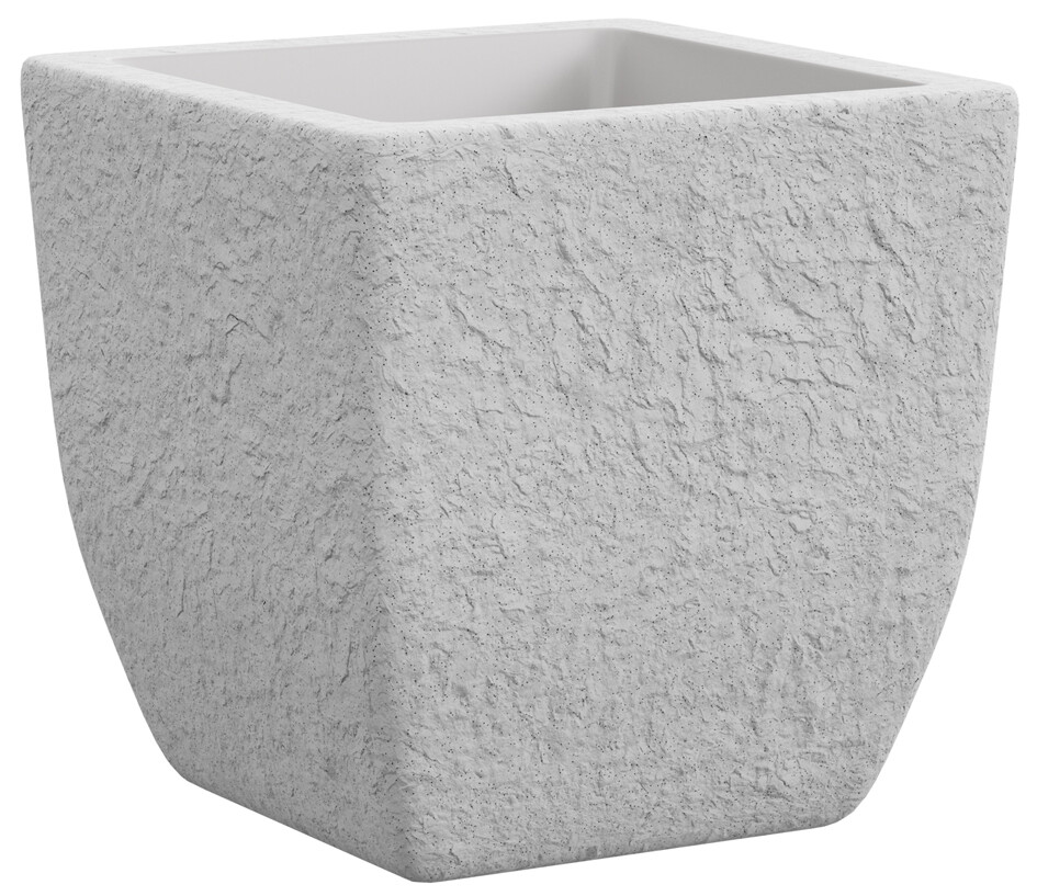 tera Pflanzwürfel "Lithos 40" stone white