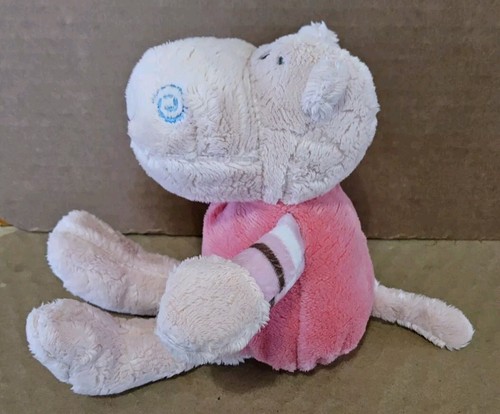Tommee Tippee Pink Hippopotamus Rattle Plush, 19cm, pre owned - Picture 2 of 8