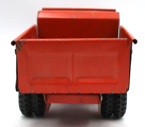 1960s STRUCTO USA Pressed Steel Orange Original Dualie Dump Truck Parts ++++++++ - Picture 8 of 9