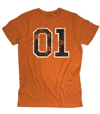 T-shirt uomo ispirata a The Duke of Hazzard - Generale Lee 01, Bo e Luke tshirt