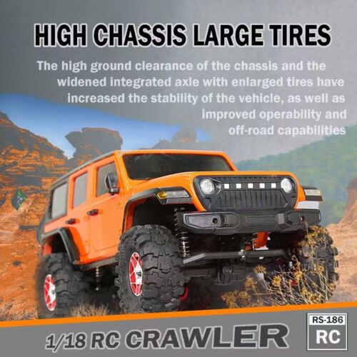 1/18 Wrangler Electric Remote Control 4WD Off-Road Climbing - Picture 4 of 21