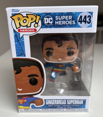 Funko Pop   443   DC Heroes Gingerbread Superman Neu und OVP