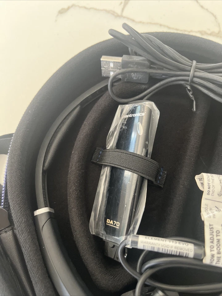 JPL Element Headset w/ USB Adapter for Business or Gaming TESTED & WORKS GREAT! - Image 2 of 4