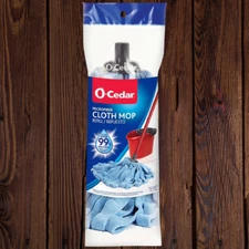 O-Cedar Microfiber Cloth Mop Refill, Blue 1 Count (Pack of 1),
