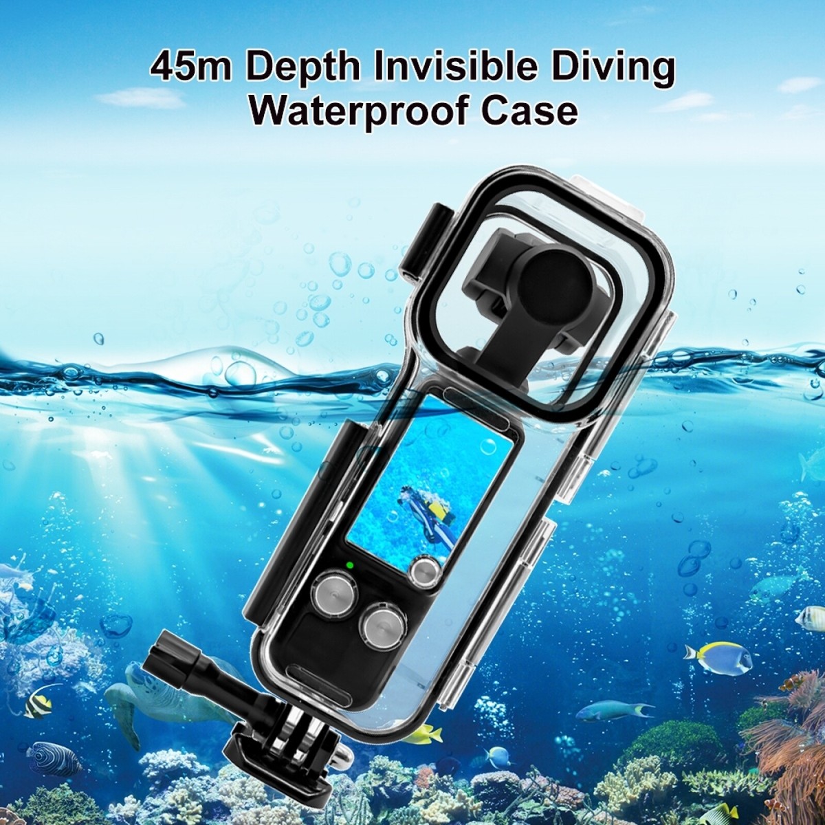 45m Underwater Waterproof Housing Diving Case for DJI Osmo Pocket