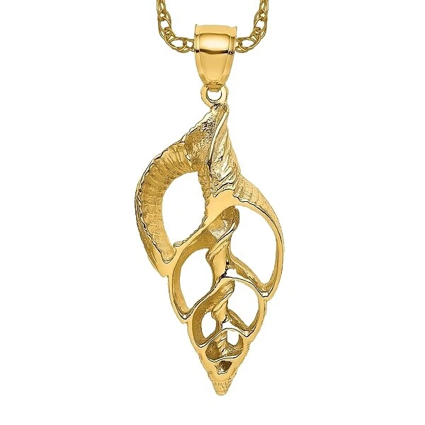 Shell Amarelo Ouro Moda Colares e pingentes