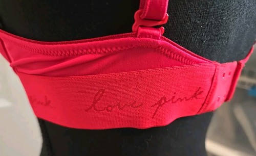 PINK Victoria's Secret Pink Wear Everywhere Push Up Bra Size 34C - Picture 7 of 17