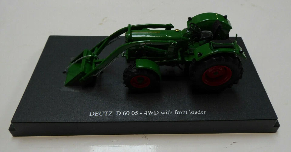 Model Tractor DEUTZ D60 05 WITH FRONT LOADER 1/32nd Scale By Universal Hobbies - Image 3 of 4