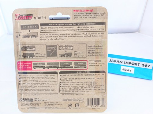 Rokuhan Z gauge Z shorty EMD F7 ATSF ST012-1 diesel locomotive model railroad - Picture 2 of 5
