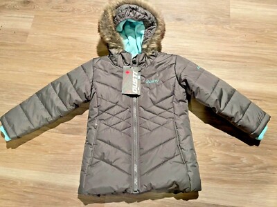 Gusti Girls Winter Warm -31F Parka Jacket Grey, Size 5 (Girls 5 years) NWT